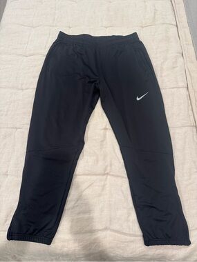Nike Black Jogger Sweatpants with Reflective Swoosh